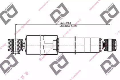 Амортизатор DJ PARTS DS1295GT